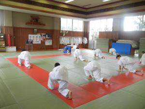 柔道の授業実践の様子