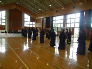 剣道の授業実践の様子