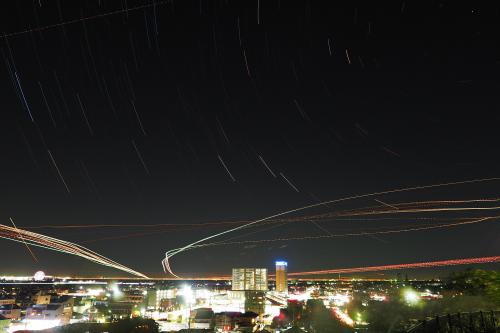 ガウラ夜景の写真