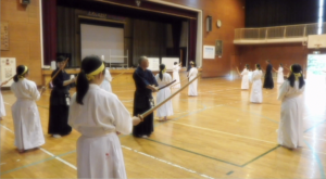 剣道打ち方の練習の写真
