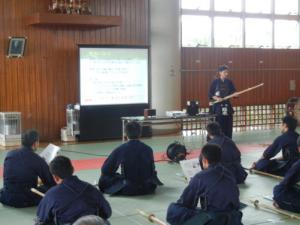剣道具の管理について指導研修
