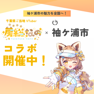 千葉県ご当地Vtuber「房総なの」とのコラボレーションを実施しますの画像