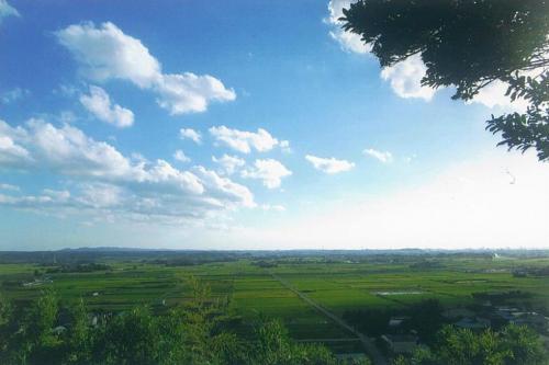 鏡ケ峰からみる風景の写真