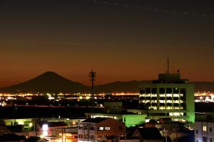 袖ケ浦夜景の写真