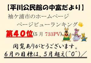 中富だよりのページビュー結果