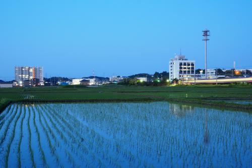 袖ケ浦駅北口の変貌の写真