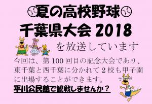 高校野球をみませんか？