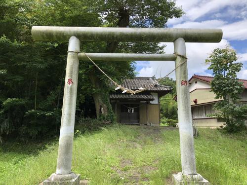 打越の小道の写真