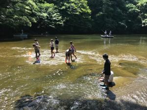 川遊びの様子