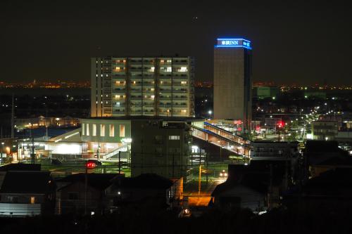 「袖ケ浦駅夜景」の写真2枚目