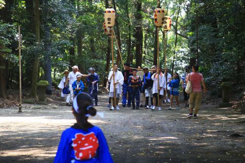 坂戸神社お神楽奉納の写真