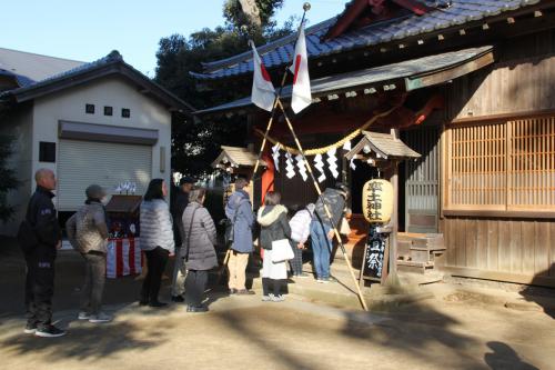 神納神楽奉納の写真