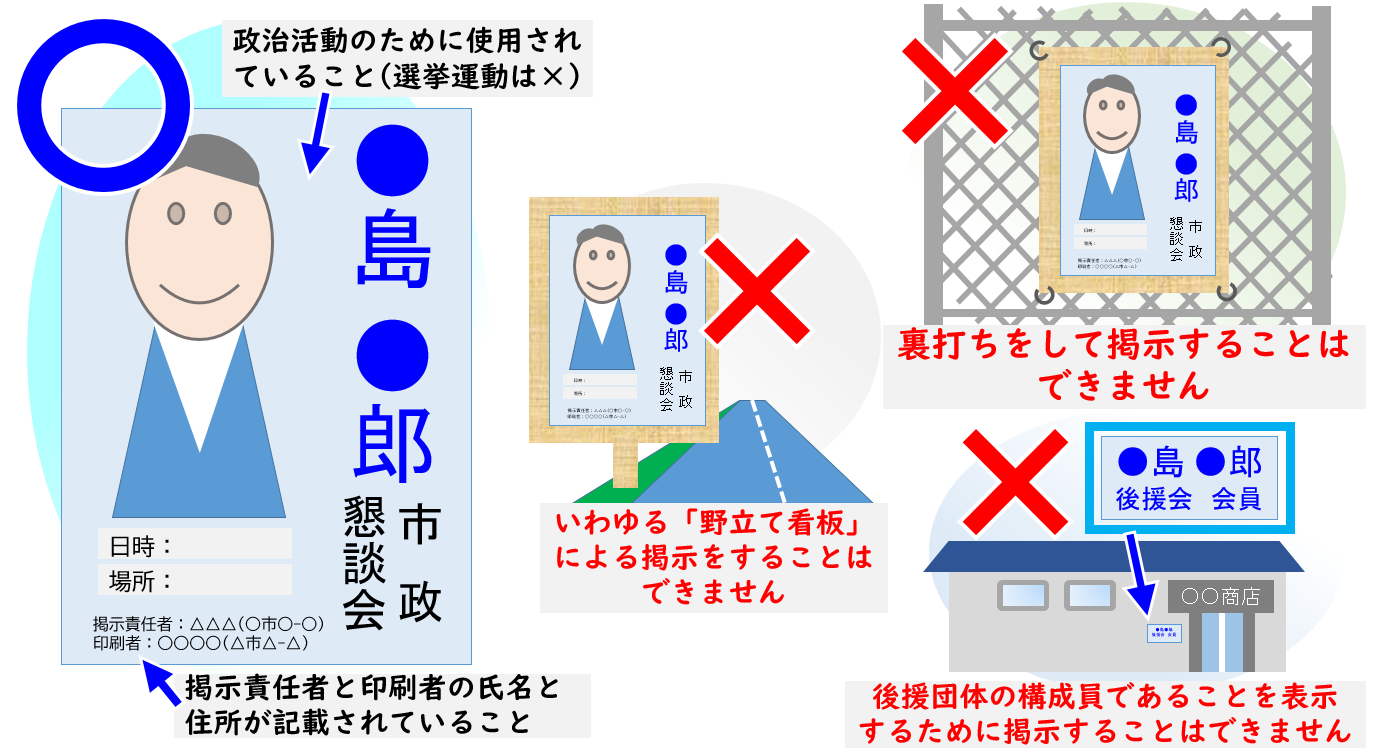 個人政治ポスター