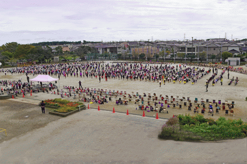 運動会の写真