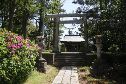 戊辰戦争の戦地横田神社の写真