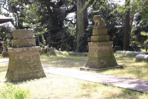 戊辰戦争の戦地横田神社の写真