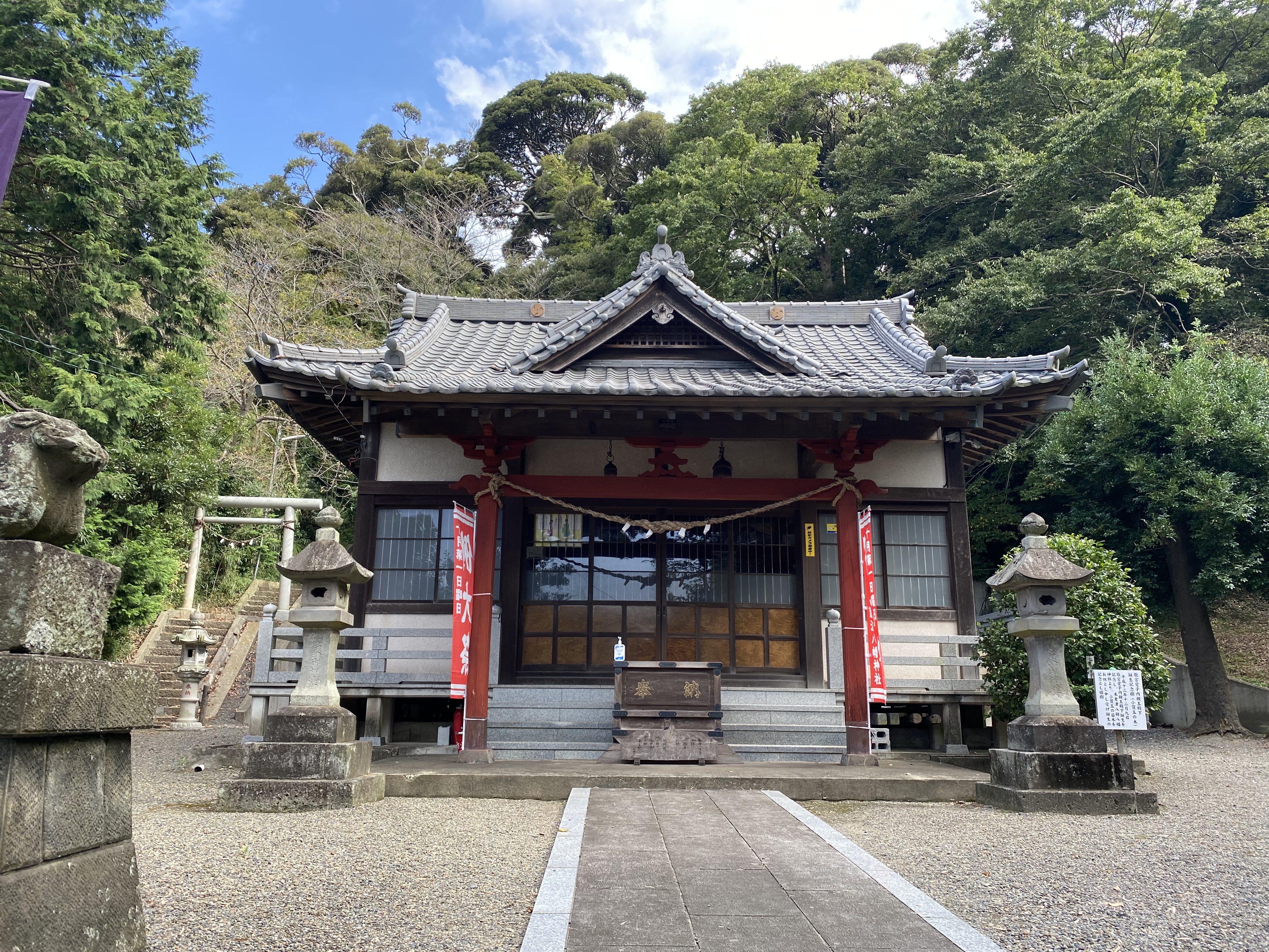 蔵波八幡神社、蔵波城跡の写真 その１