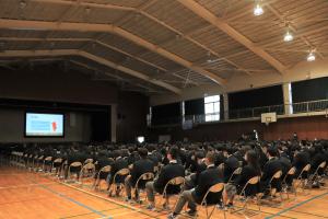 進路講演会の写真