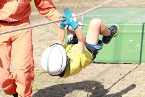 体験中の子ども達の写真