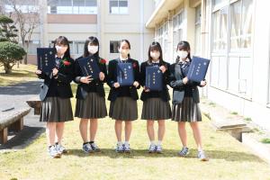 袖ヶ浦高校卒業式の写真