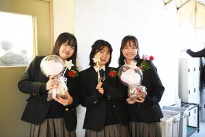 袖ヶ浦高校卒業式の写真