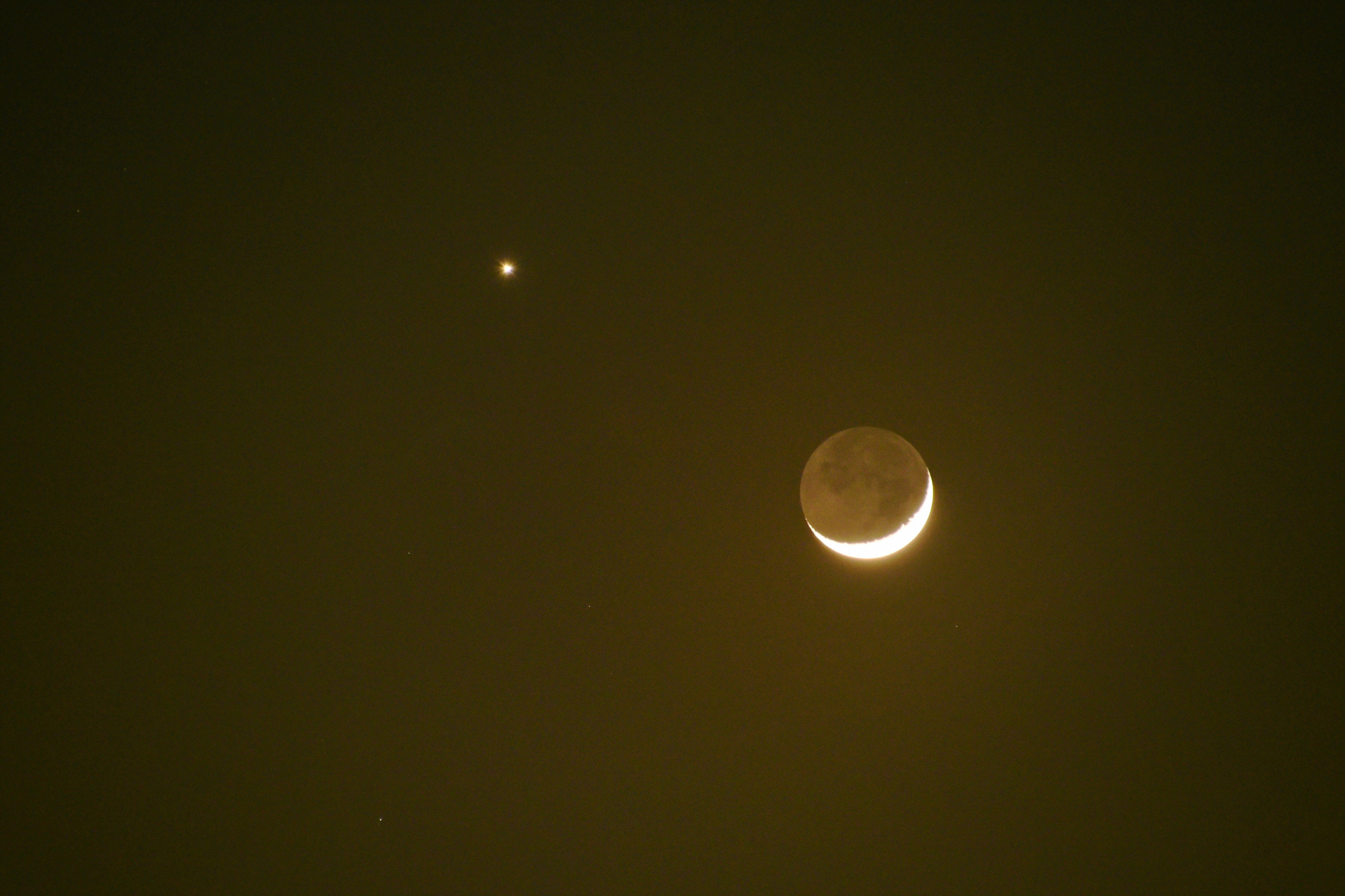 月と金星が接近