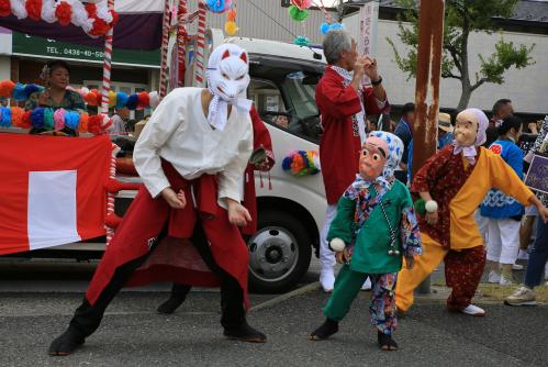 『長浦地区合同祭礼』：ひょっとこ踊り