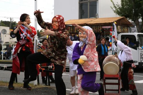 『長浦地区合同祭礼』：ひょっとこ踊り