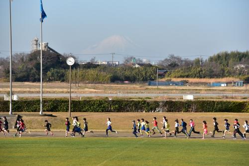 「新春マラソン大会」411名参加