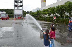 放水体験