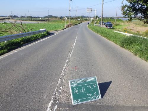 舗装蔵波鎌倉街道（着工前）