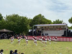 長浦エアロキッズのチアダンス