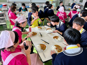 袖ヶ浦高校調理実習の様子2