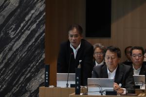 答弁の様子