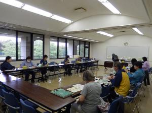 第1回成人絵画教室の様子