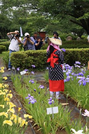 笑顔の『花摘み娘』
