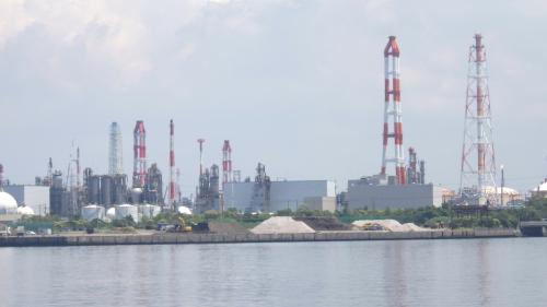京葉臨海コンビナートと袖ヶ浦