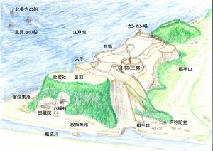 蔵波城復元イメージ