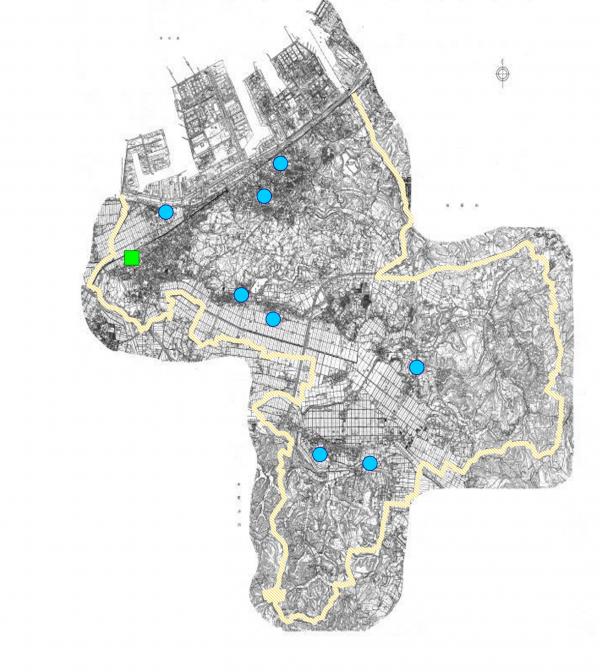8月22日放射線測定マップ