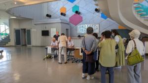 参加者受付の様子