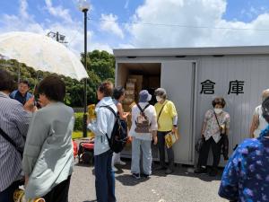 備蓄倉庫の様子(外観)