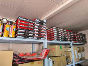 備蓄倉庫の様子(内部)