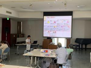 都市整備課による講話の様子