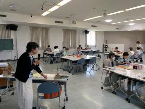 ワークショップの説明の様子