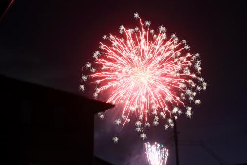 夜空を彩る花火ショー
