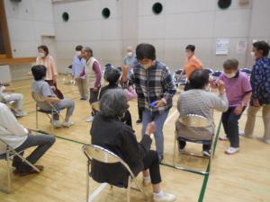 ヒューマンサッカーの様子