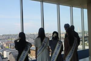 表敬訪問の様子