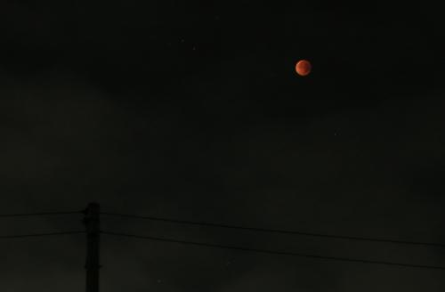 3年ぶりの皆既月食