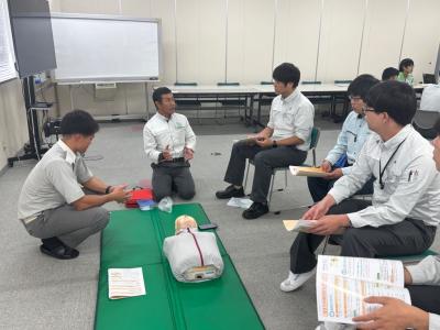 応急手当啓発員指導（8月29日）①