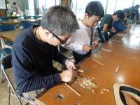 竹とんぼづくり